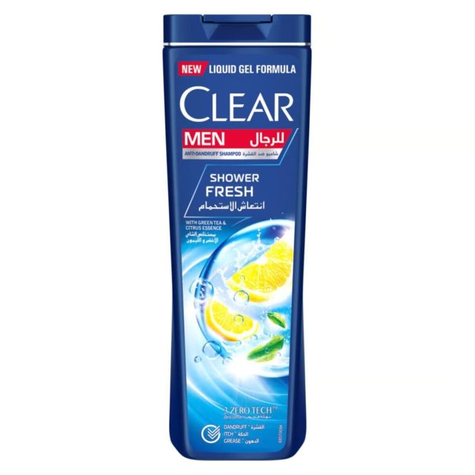 CLEAR MEN SHOWER FRESH WITH GREEN TEA & CITRUS SHAMPOO 200 ML