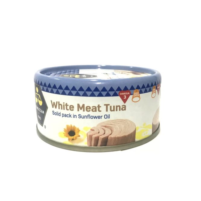 ALWAZZAN WHITE MEAT TUNA IN SUNFLOWER OIL 160G