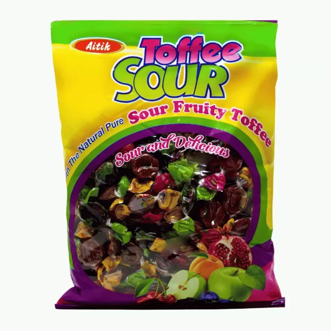 AITIK TOFFEE SOUR FRUITY CANDY 1KG