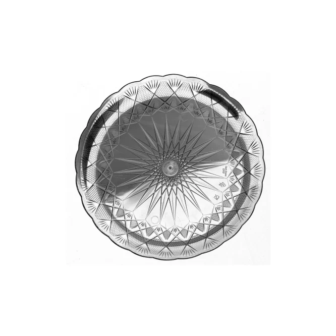 FALCON CRYSTAL CLEAR PLATE 36CM 1O PIECES