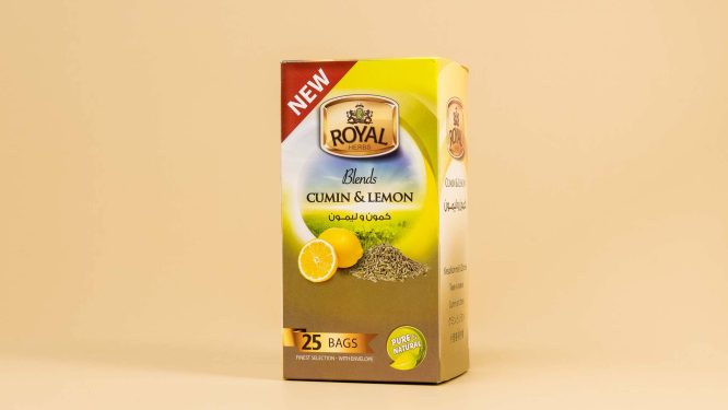 ROYAL CUMIN & LEMON TEA 25 BAGS