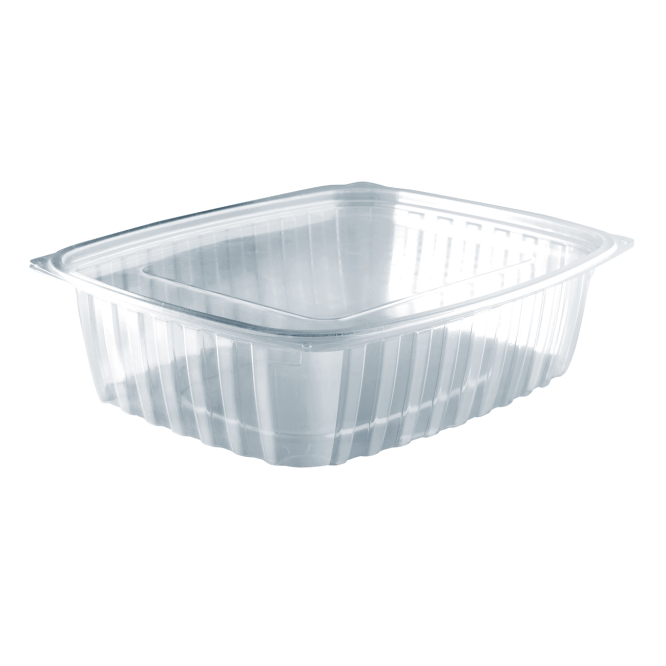 48OZ CLEAR CONTAINER WITH LID PACK OF 50 PCS