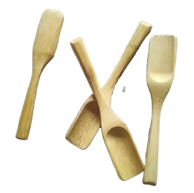 WOODEN SPICE SPOON 4 PCS