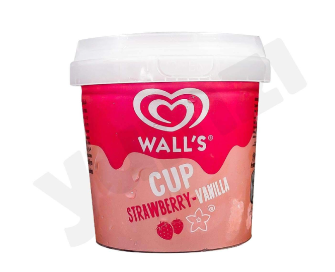 WALLS CUP STRAWBERRY VANILLA 100ML