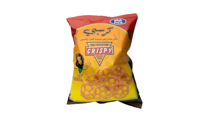 FICO CRISPY LIME & CHILLI SALSA CHIPS 15GM