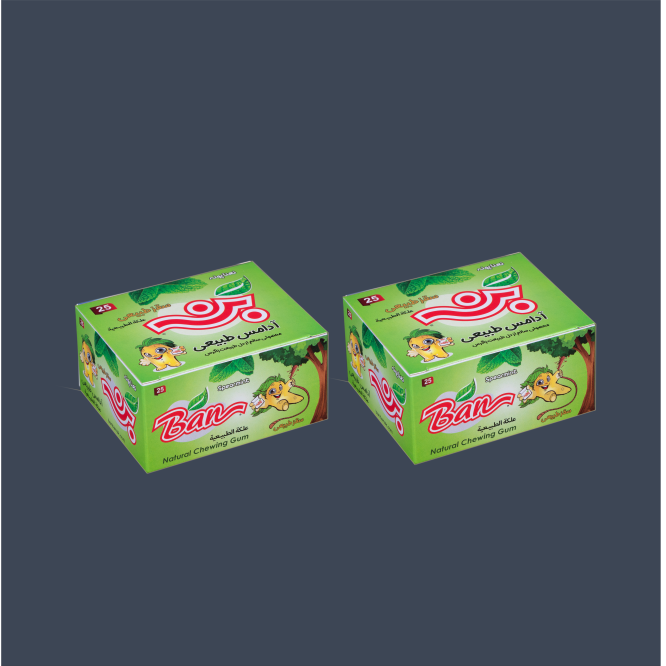 BAN NATURAL GUM 25PCS