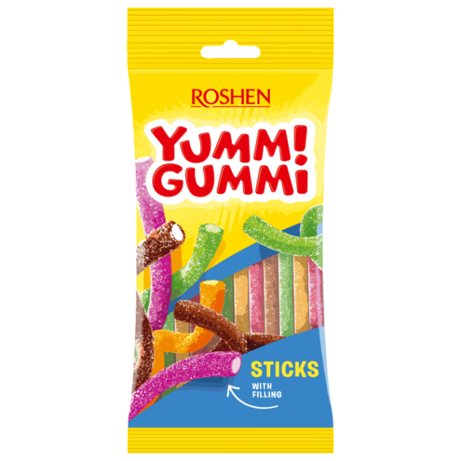 ROSHEN YUMMI GUMMI STICKS 70G