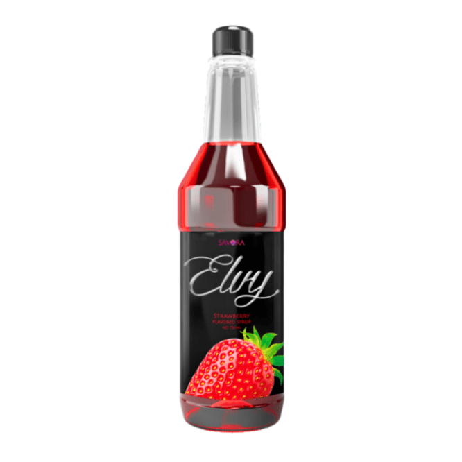 SAVORA ELVY STRAWBERRY FLAVOUR SYRUP 750ML