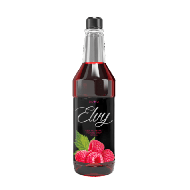 SAVORA ELVY RED RASPBERRY FLAVOUR SYRUP 750ML