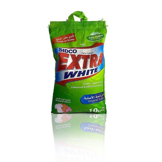 SIDCO EXTRA WHITE AUTOMATIC LAUNDRY DETERGENT POWDER 10KG