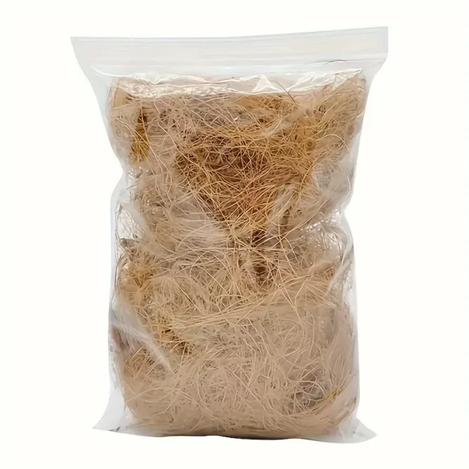 COCONUT COIR FIBER FOR NEST,ARTS & CRAFTS PROJECTS 30G