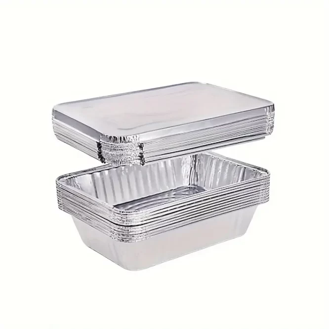 ALUMINIUM CONTAINER 52×32CM WITH LID 1999L