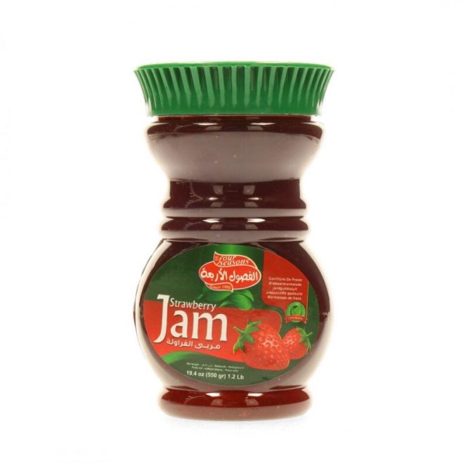 FOUR SEASONS STRAWBERRY JAM 550G