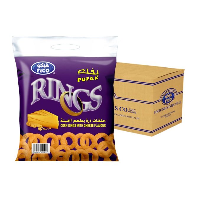 FICO RINGS CHEESE PUFFAK 15GM