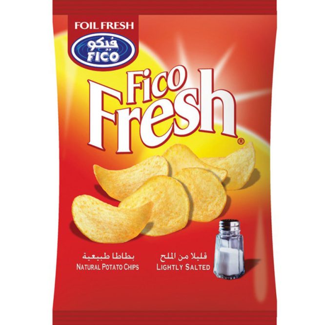 FICO FRESH LIGHTLY SALTED POTATO CHIPS 15GM