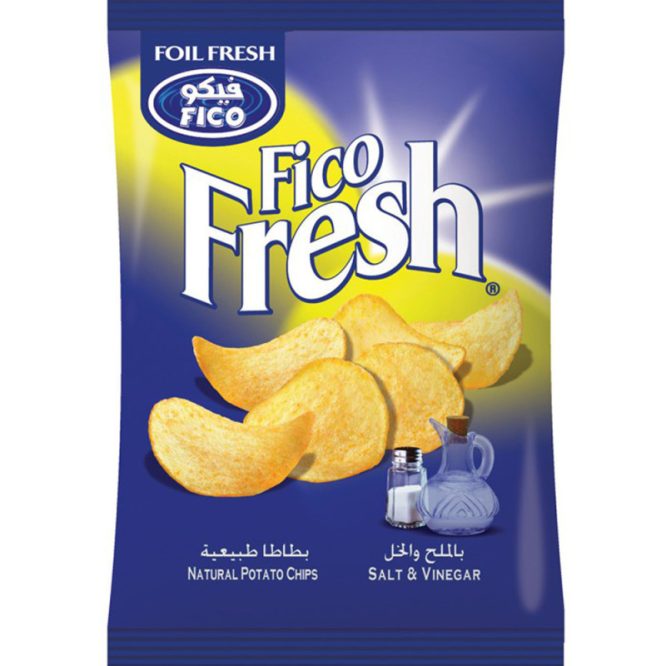 FICO FRESH SALT & VINEGAR POTATO CHIPS 15GM