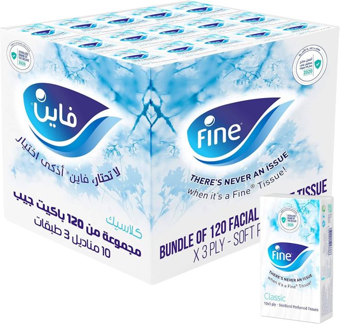 FINE 120PACKS*10*3PLY TISSUES