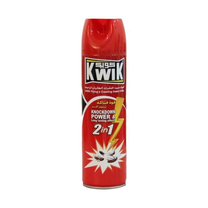 KWIK KNOCKDOWN POWER & LONG LASTING EFFECT INSECT KILLER 400ML RED