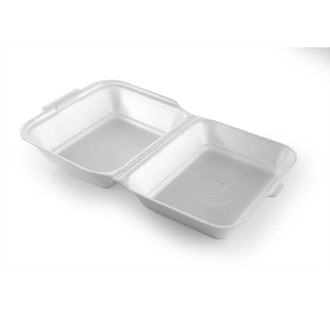 LB2 FOAM WHITE LUNCH BOX CONTAINER