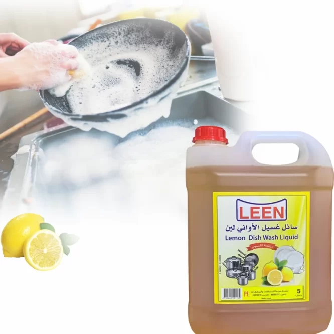 LEEN LEMON DISH WASH LIQUID 5 L