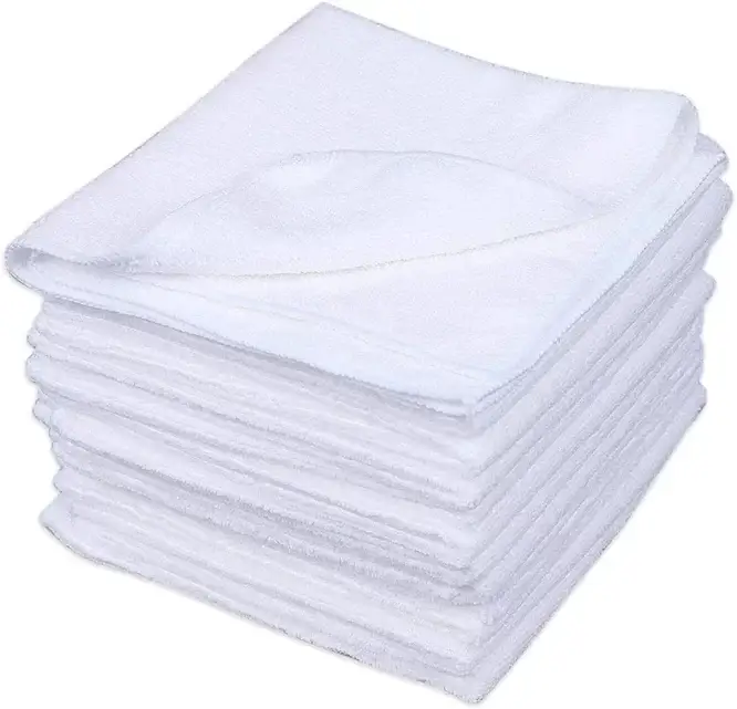 LARGE SIZE WHITE TOWEL 10 PCS