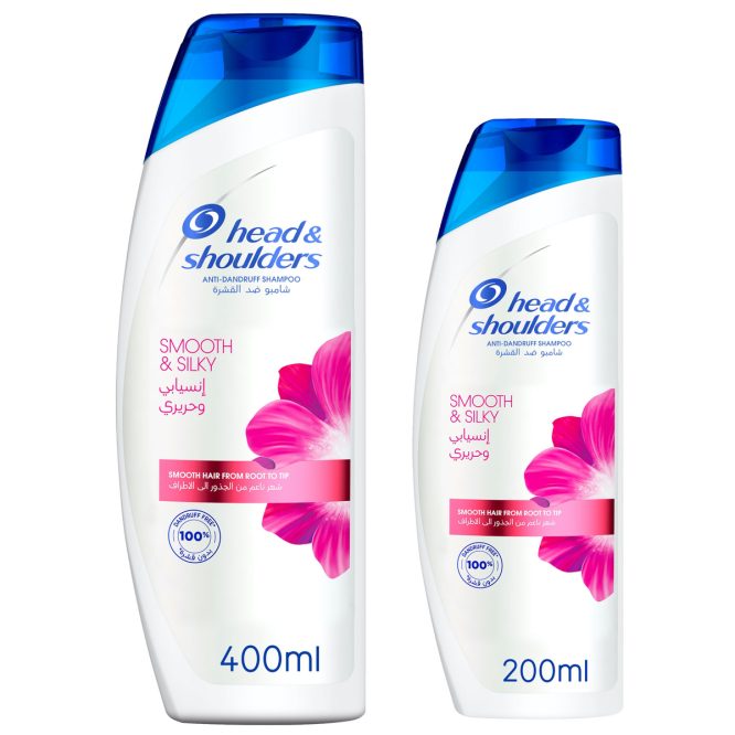 HEAD & SHOULDERS SMOOTH & SILKY SHAMPOO 400+200ML