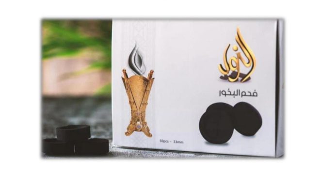 NOOR ALKAWTHAR ROUND CHARCOAL 50PCS