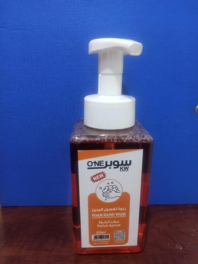 SUPER ONE FOAM HAND WASH APRICOT 500ML