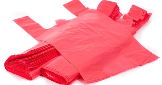 PLASTIC BAG RED 60×60 5KG