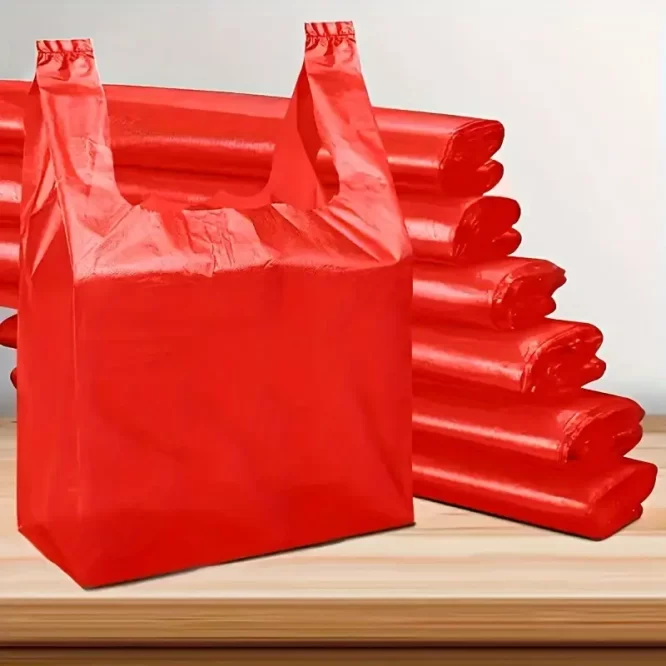 PLASTIC BAG RED 50×50 1KG