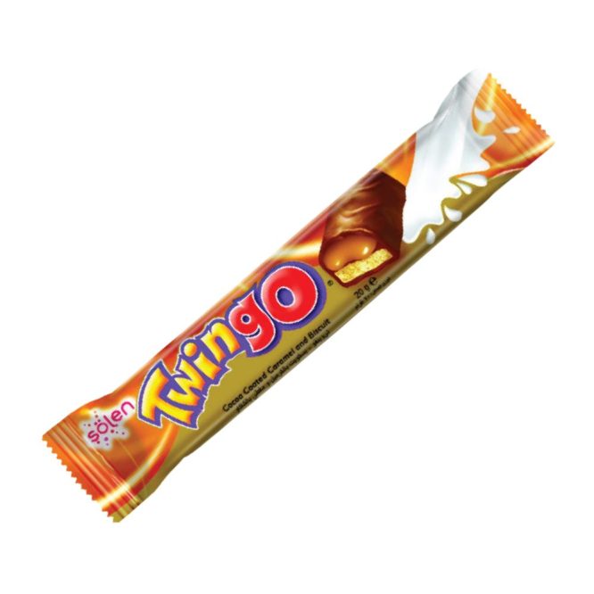 SOLEN TWINGO COCOA CARAMEL & BISCUIT 20G