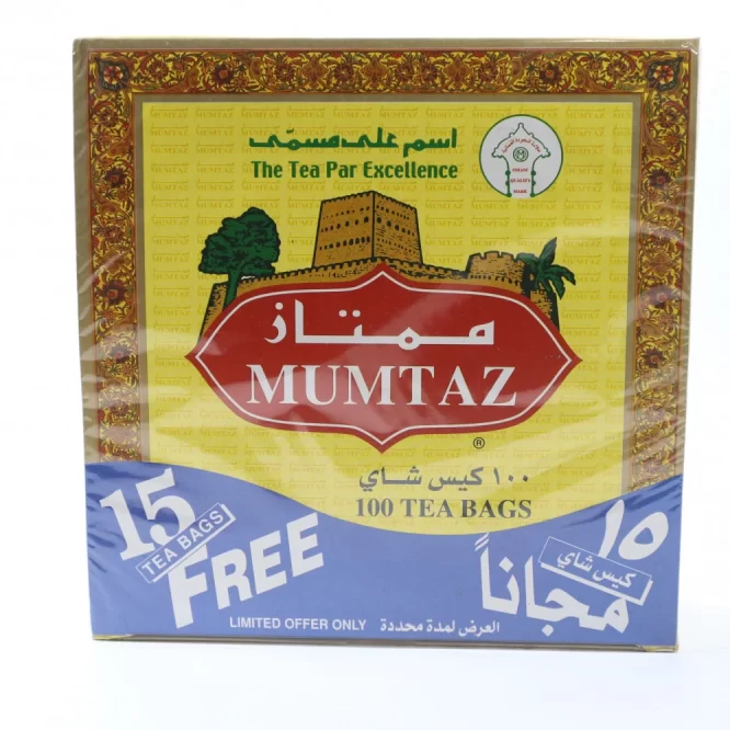 MUMTAZ TEA 100 BAGS+15 BAGS FREE