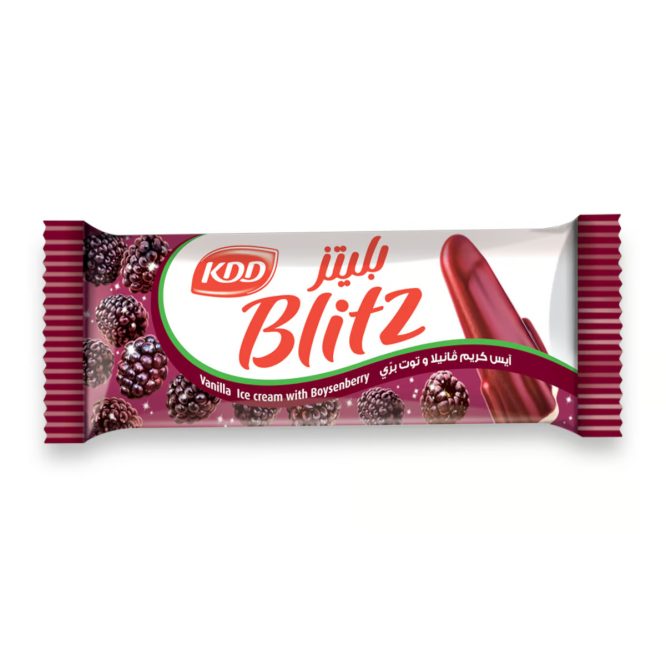 KDD BLITZ VANILA ICE CREAM WITH BOYSENBERRY 62ML