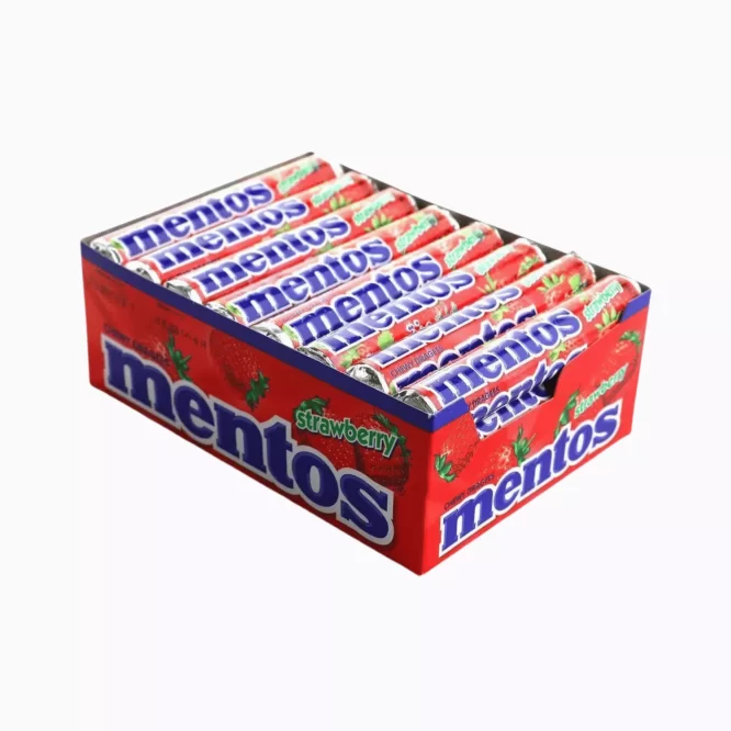 MENTOS STRAWBERRY 29.7G