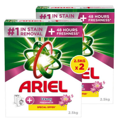 ARIEL DOWNY FRESHNESS 2*2.5KG