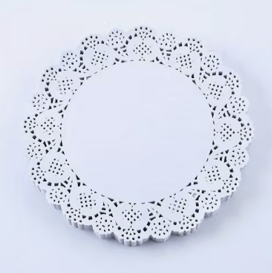 مفرش دانتيل مدور 250حبه مقاس 16.5سم